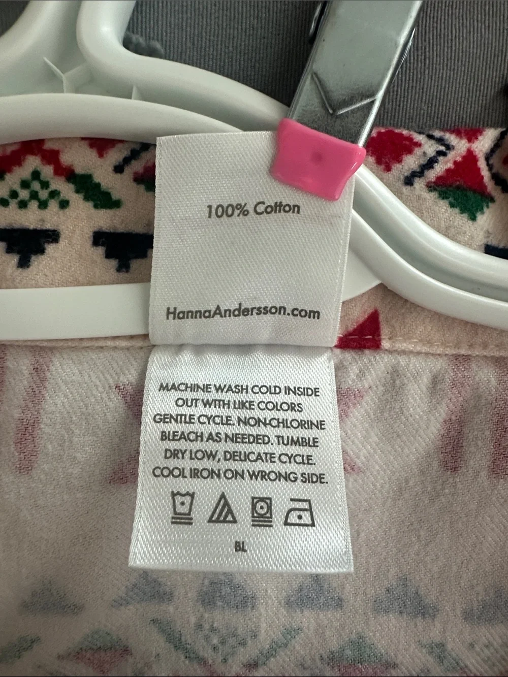 Hanna Andersson 100% Cotton Holiday Flannel Pajama Set